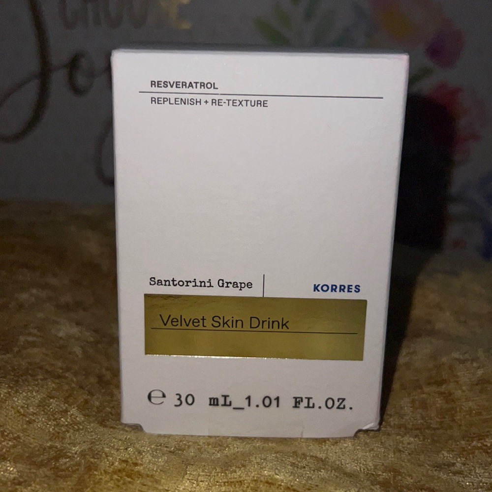 Velvet skin drink